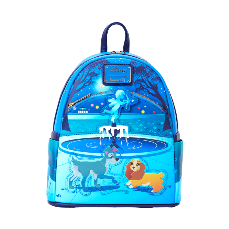 Loungefly Lady and the Tramp (1955) - 70th Anniversary Mini Backpack