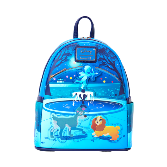 Loungefly Lady and the Tramp (1955) - 70th Anniversary Mini Backpack