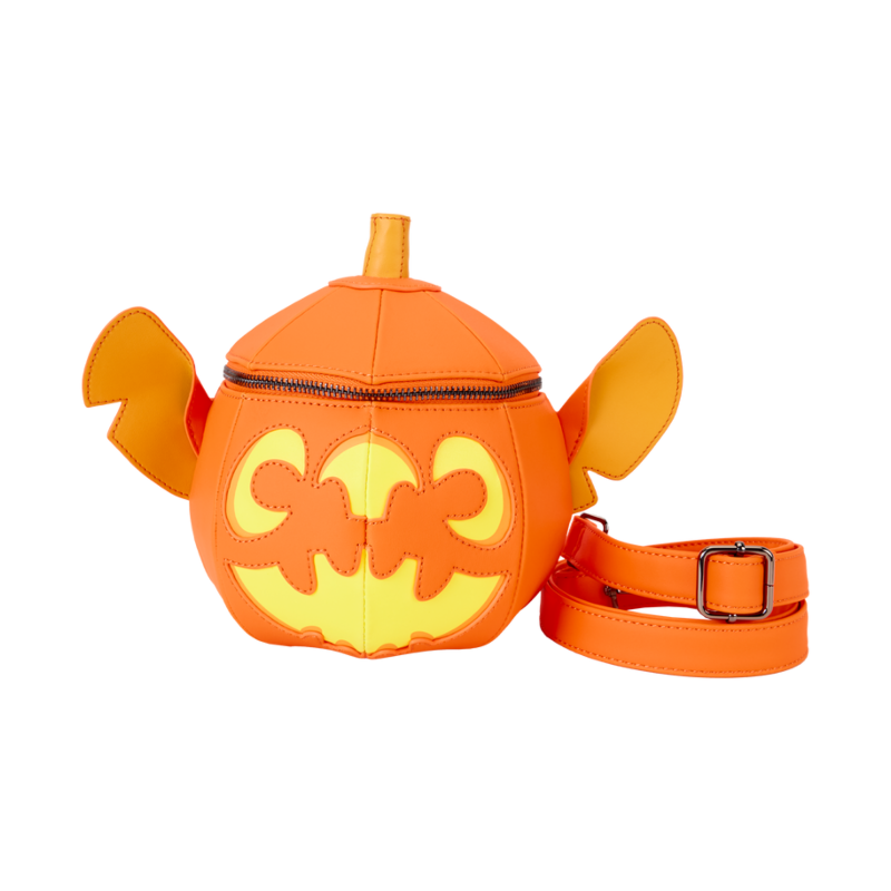 Loungefly Lilo & Stitch - Stitch Pumpkin Head Glow in the Dark Umhängetasche