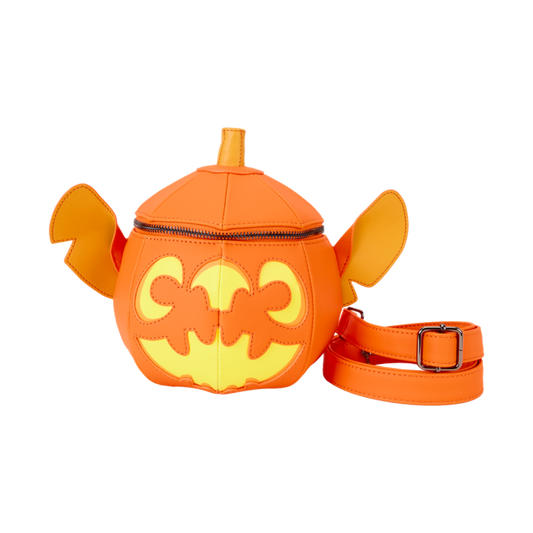 Loungefly Lilo & Stitch - Stitch Pumpkin Head Glow in the Dark Umhängetasche