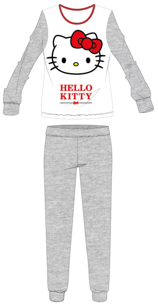 Hello Kitty Damen-Schlafanzug Gr. XL