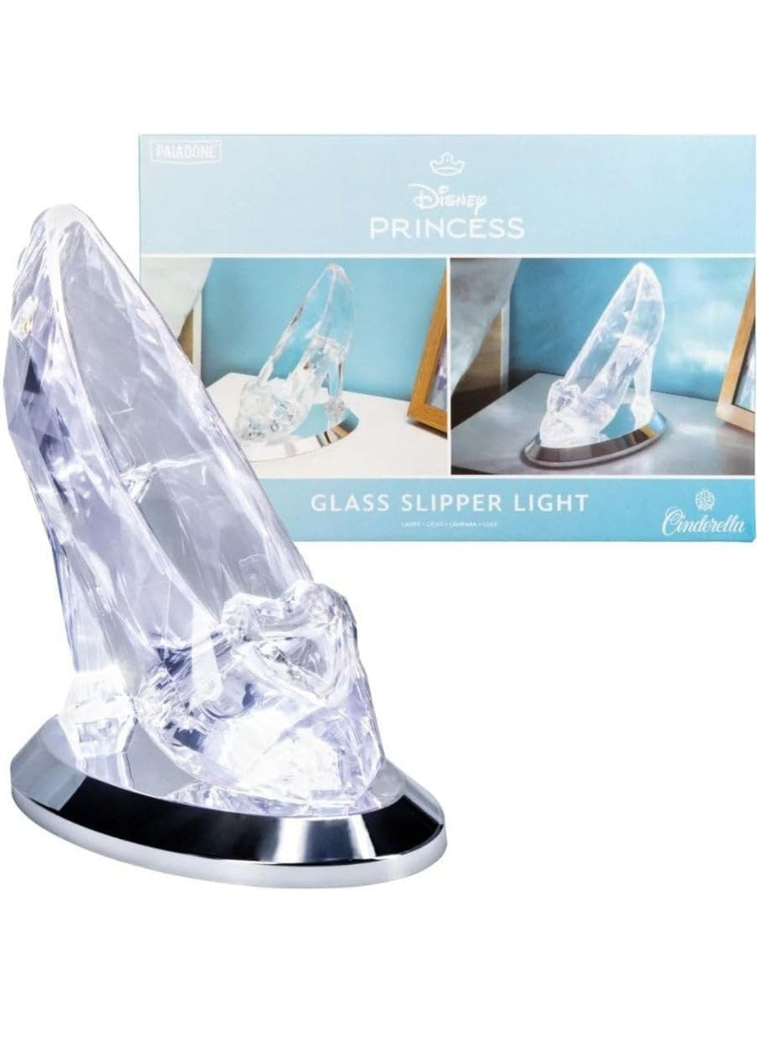 Cinderella Glas Schuh Licht