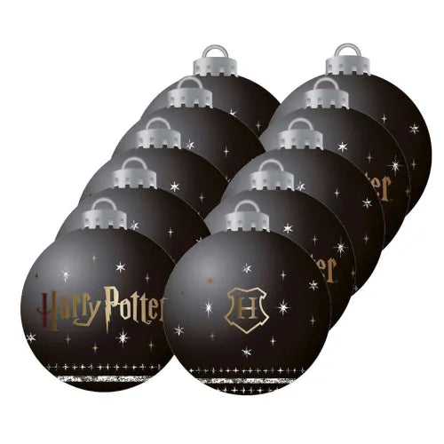 Harry Potter Pack 10 Christbaumkugel 6 cm