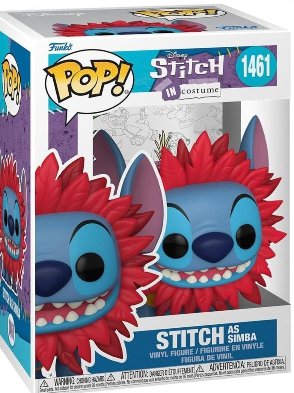 Funko 75164- Pop! Stitch in Costume - Stitch as Simba