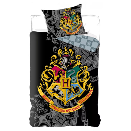 Harry Potter Crest Bettbezug 140×200cm, 70×90 cm