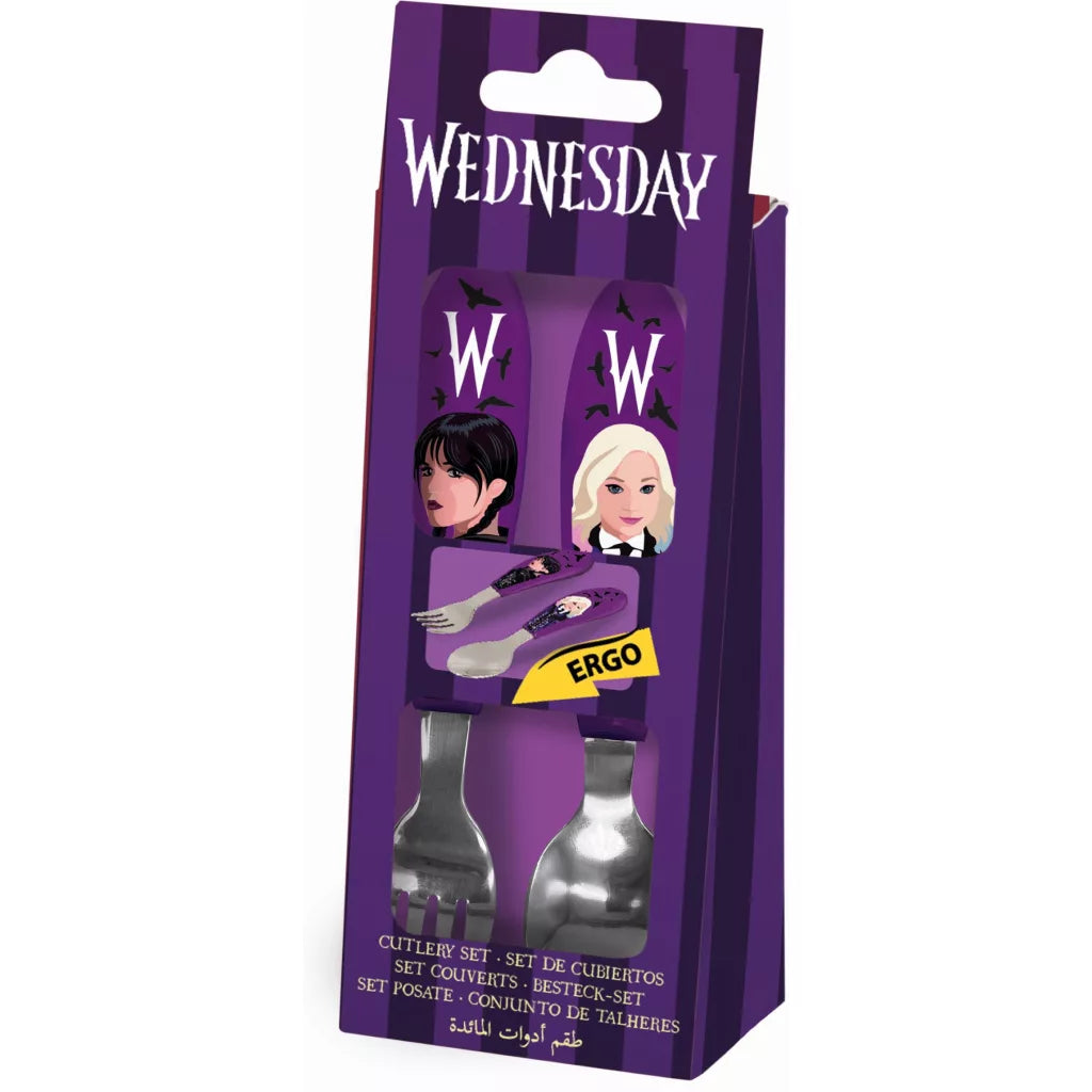 Wednesday Enid Metall-Ergo-Besteckset - 2-teilig