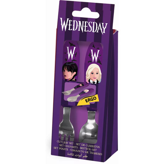 Wednesday Enid Metall-Ergo-Besteckset - 2-teilig