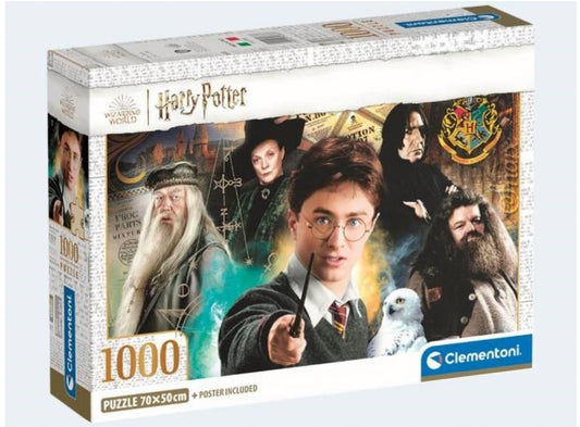 Clementoni 39787 - 1000 Teile Puzzle - Harry Potter Compact - Harry Potter