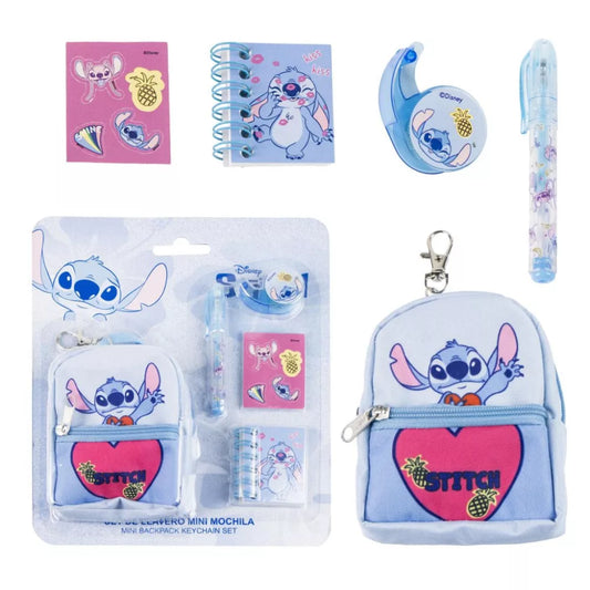 Disney Lilo und Stitch Ananas Mini Taschenschlüsselanhänger Set