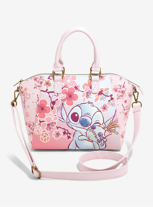 Loungefly Disney Stitch Cherry Blossoms Mini  Bag[Pre-Order]