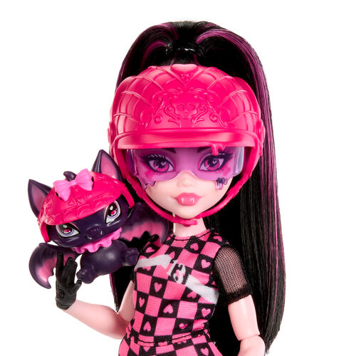 Monster High Draculaura + Scooter Puppe
