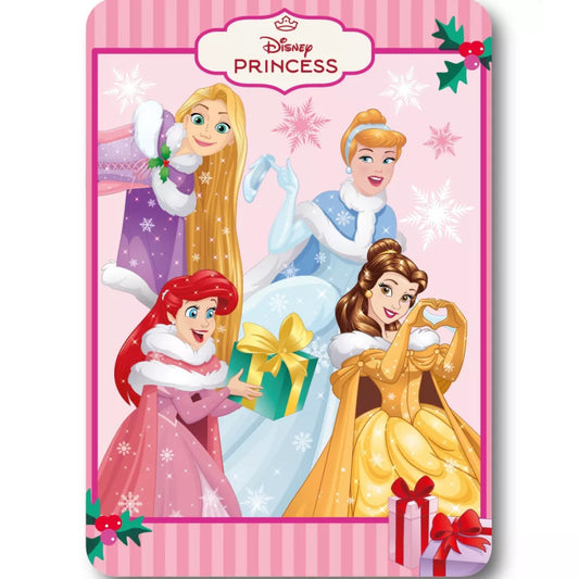 Disney Prinzessin Festive Fairy Weihnachts-Fleecedecke 100x140cm