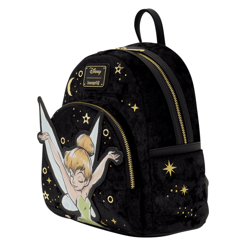 Loungefly Disney Tinker Bell Pixie Dust Velvet Mini Backpack