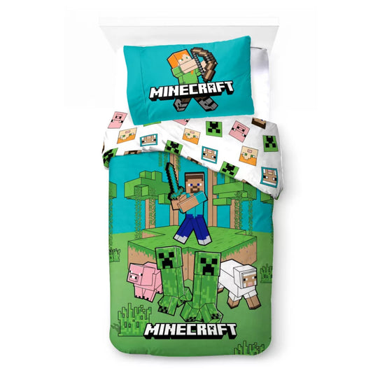 Minecraft Classic Crew Bettwäsche 140×200cm, 70×90 cm