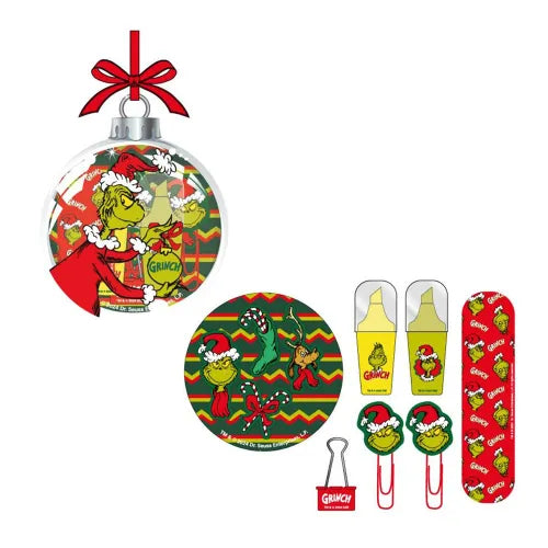 Grinch Weihnachtsornament-Set