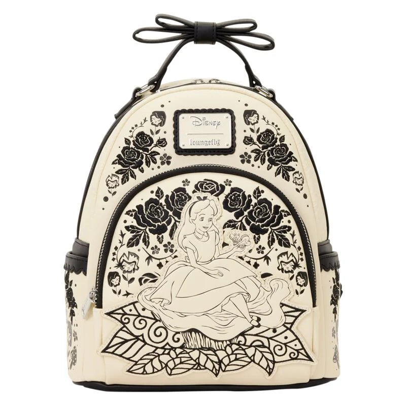 Loungefly - Floral" Mini-Rucksack multicolor von Alice im Wunderland