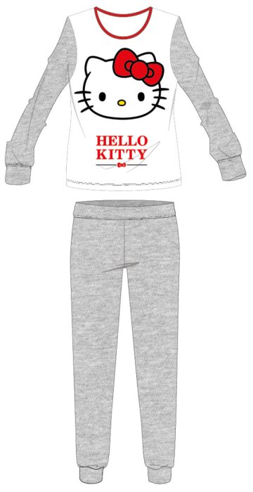 Hello Kitty Damen-Schlafanzug aus dünner Baumwolle