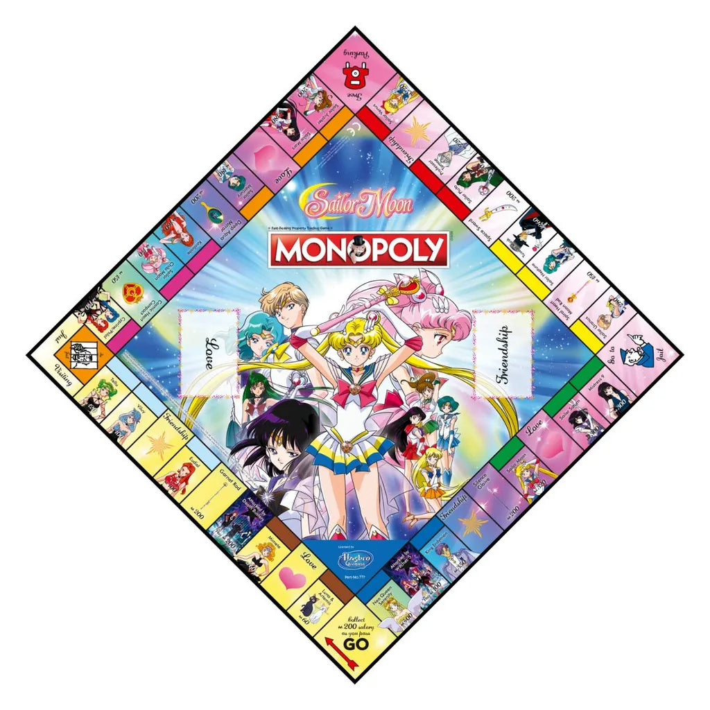 Winning Moves 44789 - Monopoly: Sailor Moon - Brettspiel