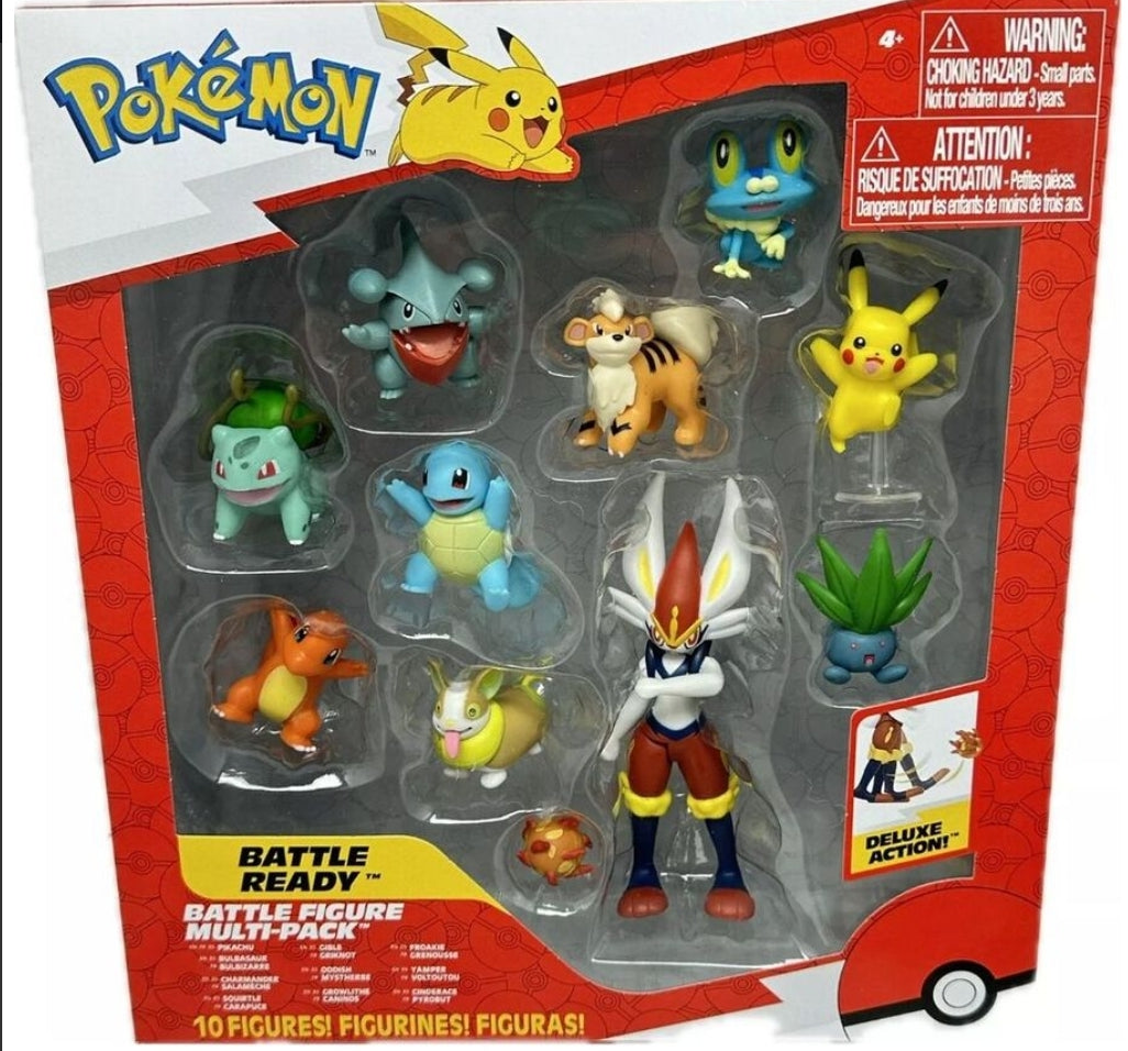 Pokémon - Battle Ready Pack mit 10 Figuren