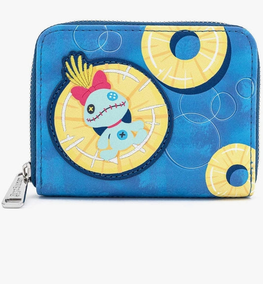 Loungefly Disney Lilo and Stitch Pineapple Floaty Scrump Wallet