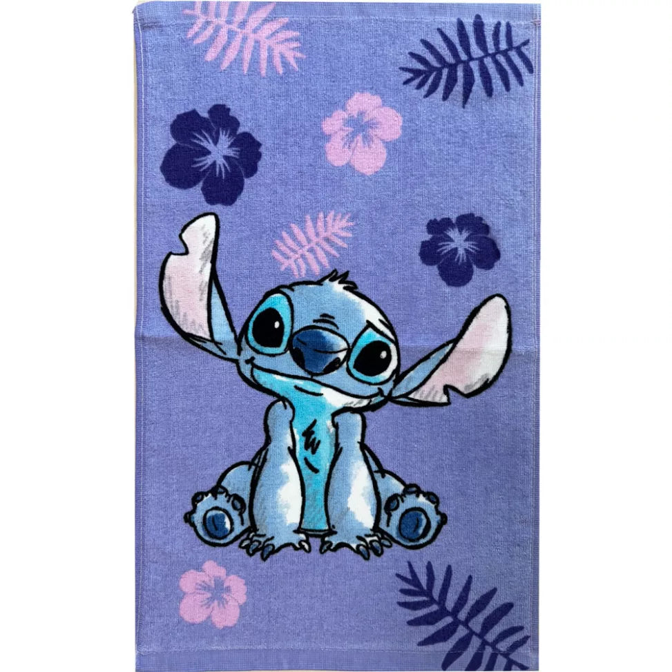 Disney Lilo und Stitch Purple Handtuch, Gesichtstuch, Handtuch 30x50cm